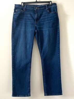 George Men’s Dark Blue Denim Straight Leg Jeans - 38 x 30 - New without Tags